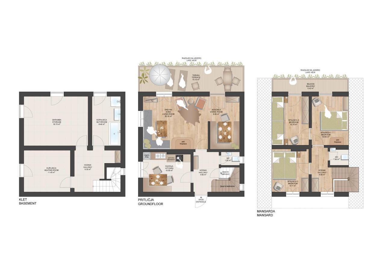 Magical Family Home 84 Bohinj Exterior foto